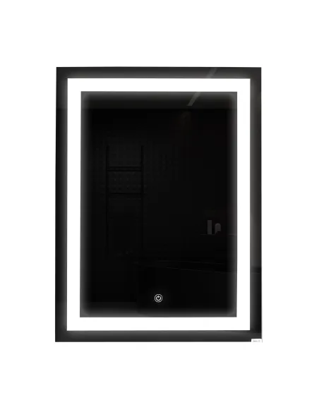 Зеркало для ванной комнаты Unio MRR-01 SQR-AA-S 600 x 800 LED FL с сенсором - 4 Зеркало для ванной комнаты Unio MRR-01 SQR-AA-S 600 x 800 LED FL с сенсором - 4