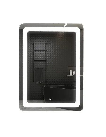 Зеркало для ванной комнаты Unio MRR-04 SQR-RA-S 600 x 800 LED FL с сенсором - 2