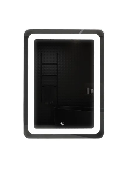 Зеркало для ванной комнаты Unio MRR-04 SQR-RA-S 600 x 800 LED FL с сенсором - 4