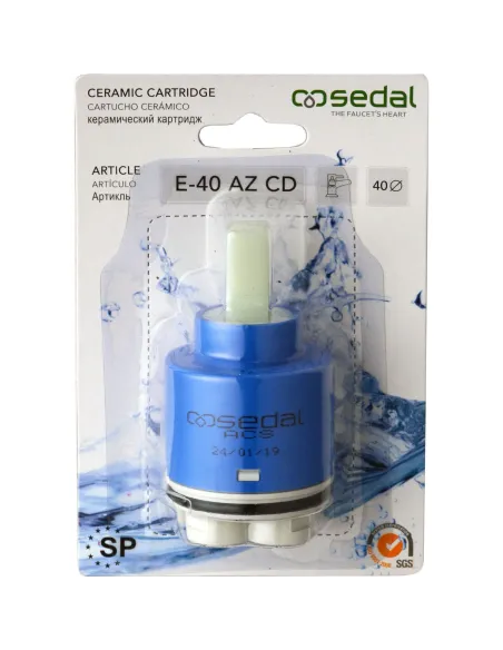 Картридж для змішувача Sedal E-40 AZ CD D40, високий - 1