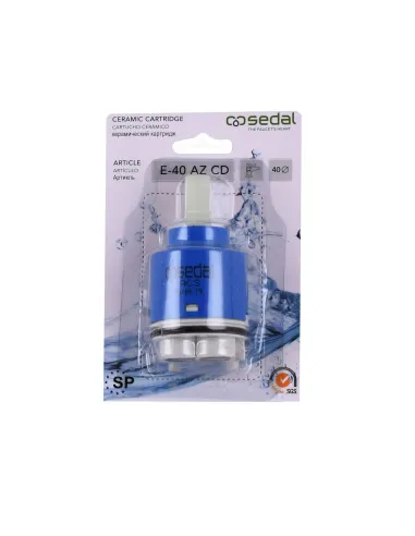 Картридж для змішувача Sedal E-40 AZ CD D40, високий - 2