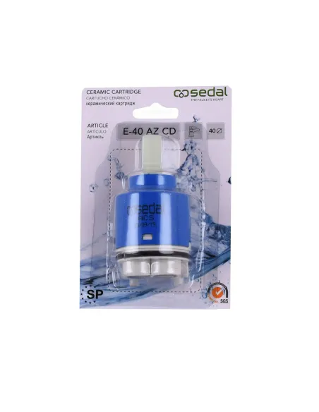 Картридж для змішувача Sedal E-40 AZ CD D40, високий - 2