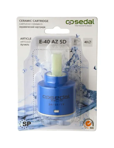 Картридж для змішувача Sedal E-40 AZ SD D40, короткий - 1