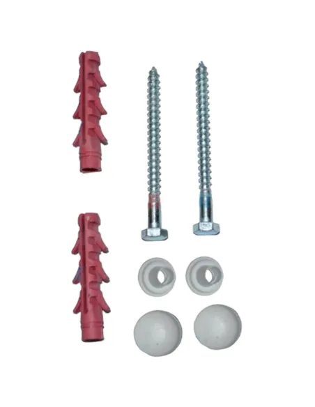 Крепление для унитаза Waterstal КС 610 с декоративными колпачками и шурупами 6 х100 мм, пакет - 1