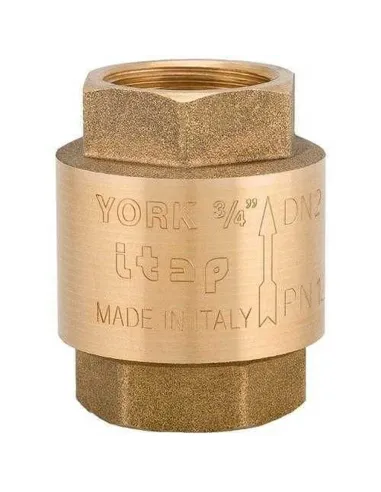 Зворотній клапан для води Itap York 103 1 дюйм з латунним штоком - 1