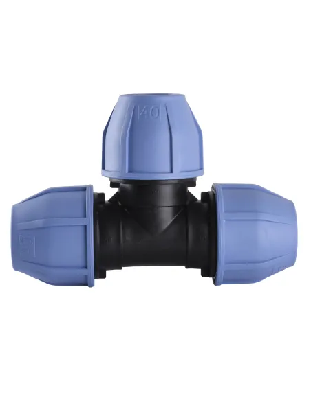 Тройник соединительный VSPlast зажимной 40 х 40 х 40 мм - 1