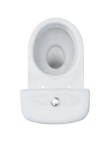 Унитаз-компакт Cersanit 773 Merida 031 3/6 л, нижний подвод воды, горизонтальный слив, сиденье - 2