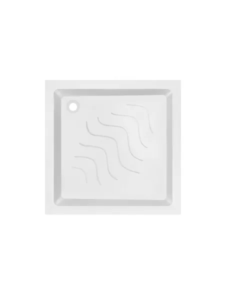 Душевая кабина с низким поддоном Lidz Wawel SC90x90.SAT.LOW.FR Frost Mazur, квадратная - 2