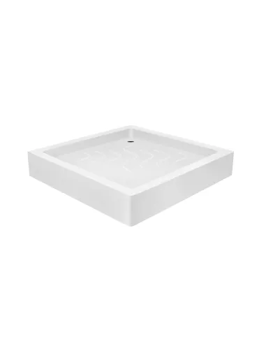 Душевая кабина с низким поддоном Lidz Wawel SC80x80.SAT.LOW.FR Frost Mazur, квадратная - 4