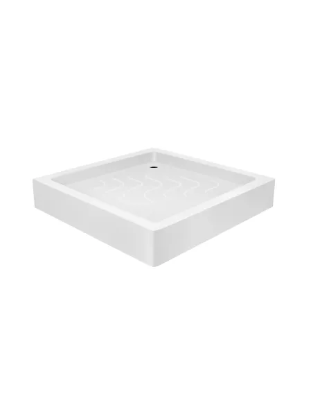 Душевая кабина с низким поддоном Lidz Wawel SC80x80.SAT.LOW.FR Frost Mazur, квадратная - 4