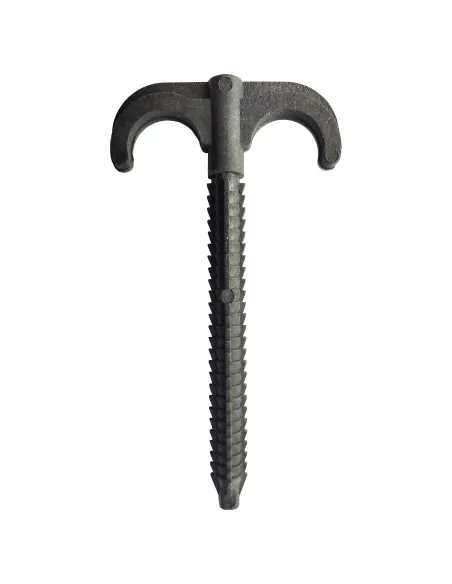 Кріплення-гак подвійне забивне Cristal для МП труб 16-20 мм, 120 мм, упаковка 100 шт - 1