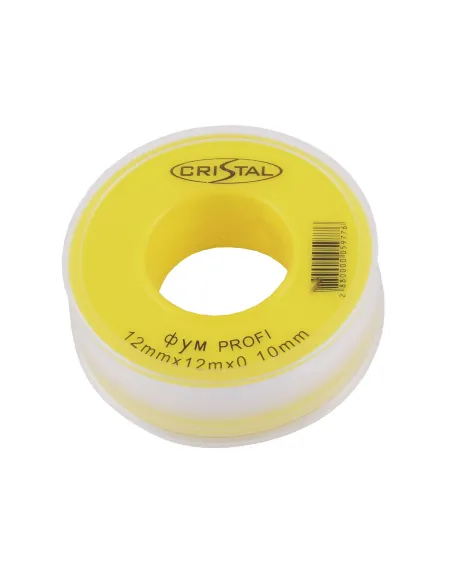 Фум стрічка тефлонова Cristal S-1203 12 х 12 х 0.1 мм - 1