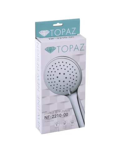 Лейка для душа ручная Topaz NF-2210-00 хром, три режима - 5