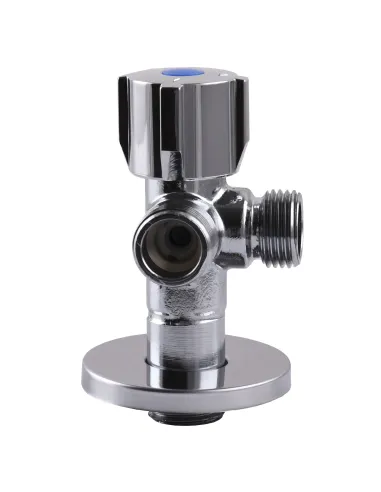  Приладовий кран кульовий подвійний кутовий Selba Double SL1588 1/2 х 1/2 х 1/2 дюйма - 5