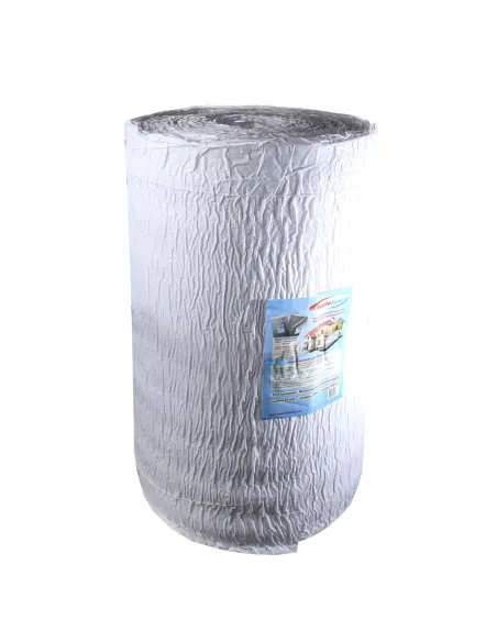 Фольгированный утеплитель Teploizol полотно самоклейка 1 м, толщина 5 мм - 3