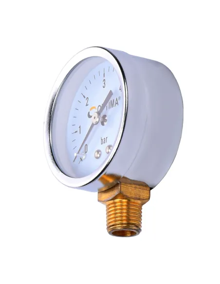 Манометр Optima Y50 - NFC-1 6 атмосфер 50 мм з нижнім підключенням - 2