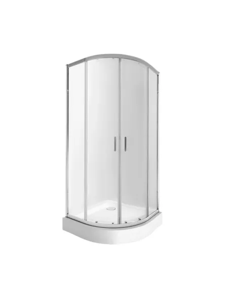 Душевая кабина с низким поддоном Q-Тap Taurus CRM1099AC6 Clear, полукруглая - 1