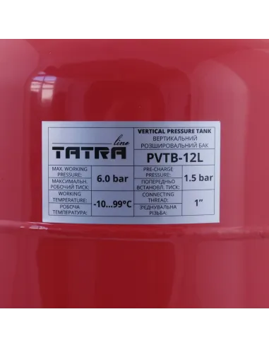 Расширительный бак круглый Tatra-Line VT12 для систем отопления - 4