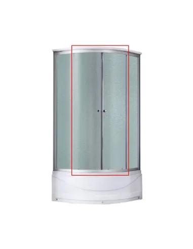 Двері для душової кабіни Lidz Frost TANI SBM90x90.HIGH.FR, 4 мм, матова - 1