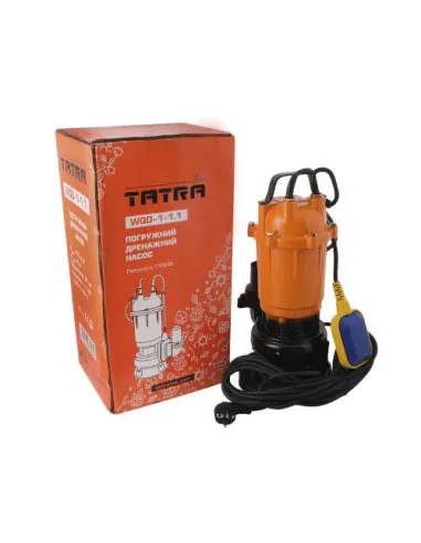 Фекальный насос Tatra-Line WQD1-1.1 А, 1.1 кВт, с режущим механизмом - 2