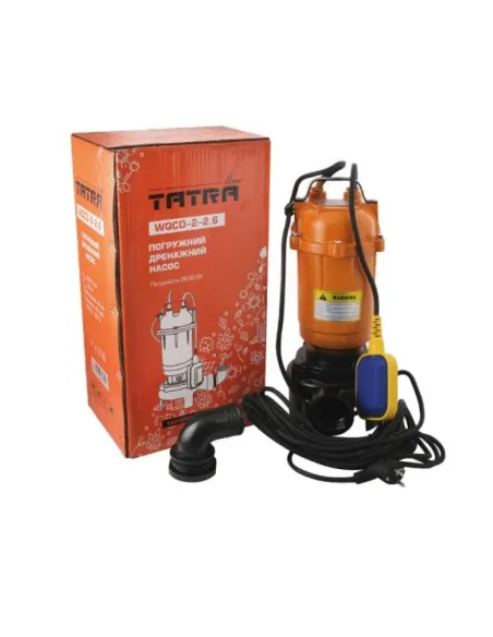 Фекальный насос Tatra-Line WQСD 2 2.6 кВт, с режущим механизмом - 1