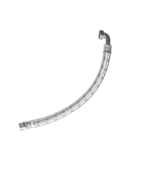 Антивибрационный шланг Euroaqua 1 метр, угловой - 1