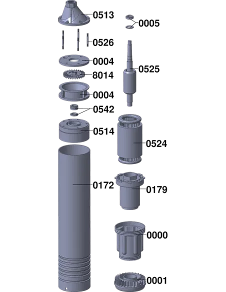Вихревой скважинный насос Euroaqua TM10, 0.75 кВт, пульт управления - 4