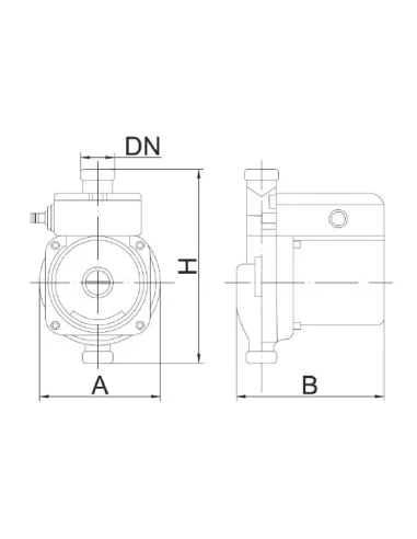 Насос для повышения давления Euroaqua GPS 15-90 с мокрым ротором - 3