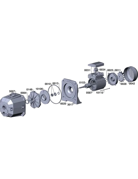 Насосна станція Euroaqua DP 355 inox 075 кВт, бак 24 літри - 4