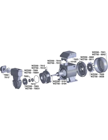 Насосна станція Euroaqua WZ 250 inox 025 кВт, бак 24 літри - 4