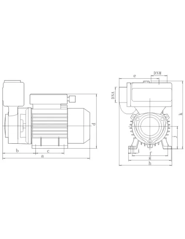 Насосная станция Euroaqua WZ 750 inox 0.75 кВт, бак 24 литра - 3
