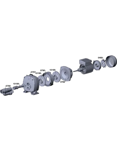 Поверхневий відцентровий насос Euroaqua JA 300 22 кВт - 3