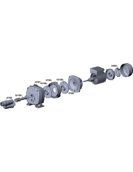 Поверхневий відцентровий насос Euroaqua JA 300 22 кВт - 3