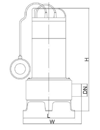 Фекальний насос Euroaqua MC 10/50 11 кВт без різального механізму - 3