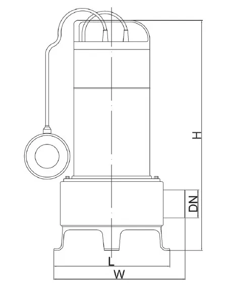 Фекальний насос Euroaqua MC 10/50 11 кВт без різального механізму - 3