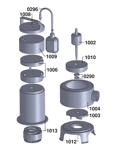 Фекальний насос Euroaqua MC 10/50 11 кВт без різального механізму - 4