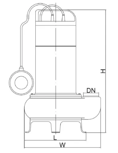 Фекальний насос Euroaqua ZX/1A 11 кВт без різального механізму - 3