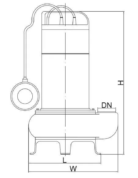 Фекальний насос Euroaqua ZX/1A 11 кВт без різального механізму - 3