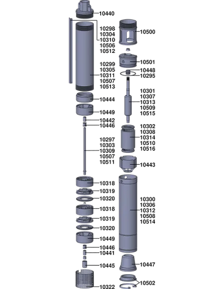 Центробежный глубинный насос Euroaqua 90 QJD 112 - 0.55 кВт, пульт управления, кабель 10 метров - 4