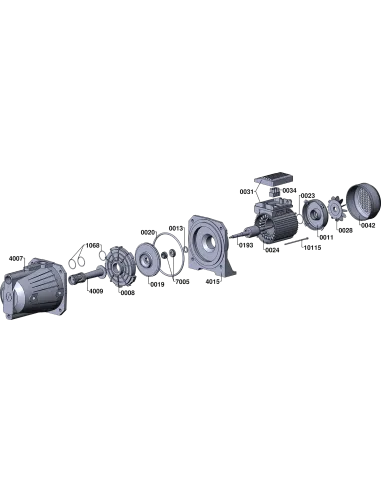 Відцентровий поверхневий насос Euroaqua JET100A inox 11 кВт - 5