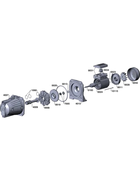 Відцентровий поверхневий насос Euroaqua JET100A inox 11 кВт - 5