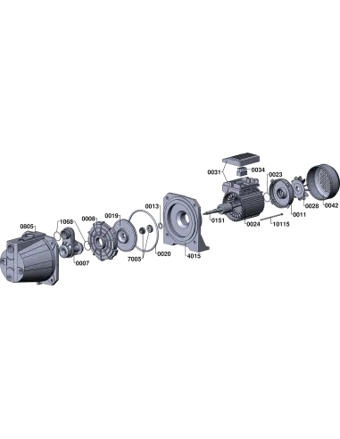 Відцентровий поверхневий насос Euroaqua JET100A(a) inox 11 кВт - 5