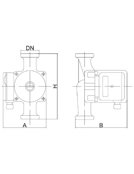 Циркуляционный насос Euroaqua LRS 15/4 - 130, с гайками - 3