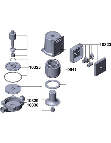 Циркуляционный насос Euroaqua LRS 15/4 - 130, с гайками - 4