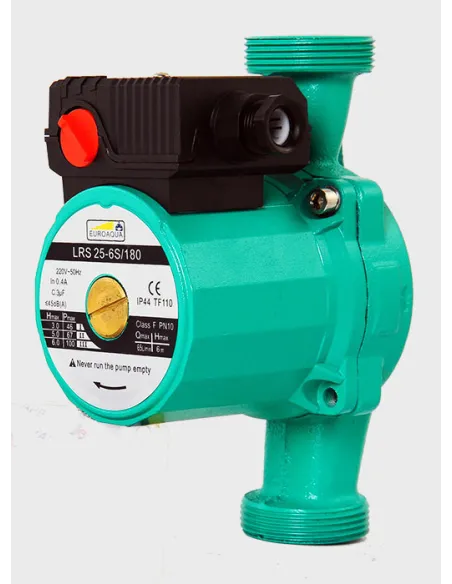 Циркуляционный насос Euroaqua LRS 15/6 - 130, с гайками - 4