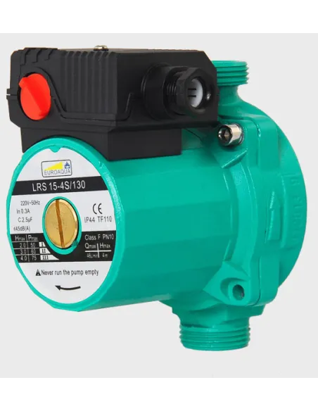Циркуляционный насос Euroaqua LRS 15/6 - 130, с гайками - 5