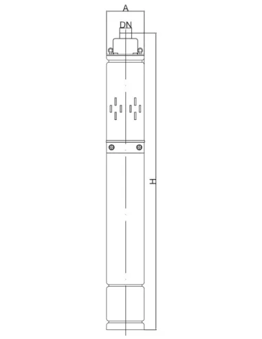 Шнековый насос для скважин Euroaqua 3 QGD 1 - 40 - 0.55 кВт - 3