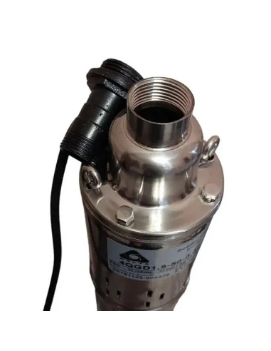 Шнековый насос для скважины Delta 4 QGD 1.8 - 50 0.37 кВт, кабель 10 метров - 2