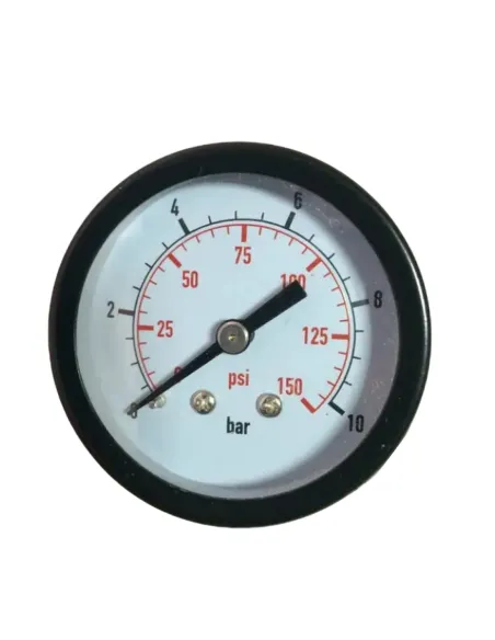 Манометр для насоса Euroaqua 10 атмосфер із заднім підключенням - 1