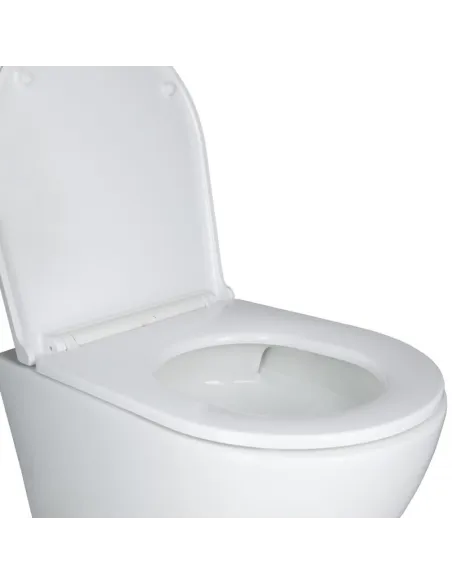 Инсталляция с унитазом Q-Tap Robin Ultra Quiet QT1333046EUQW 4 в 1, 3/8 литра, клавиша хром - 2